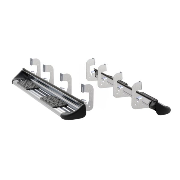 Luverne Polished Stainless Steel Side Entry Steps, Select Silverado, Sierra Crew Cab