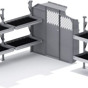 Folding Shelves Package for Nissan NV - Std Roof