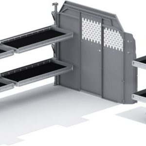 Folding Shelves Package for Ford Transit - 130-in WB - Low Roof