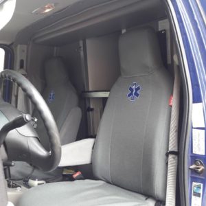 Front Bucket Seat Covers for Ford E-Series Cargo Van (2009-2021)