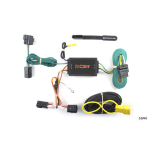 CURT Custom Wiring Harness, 4-Way Flat Output, Select Ford Transit Connect - 56090