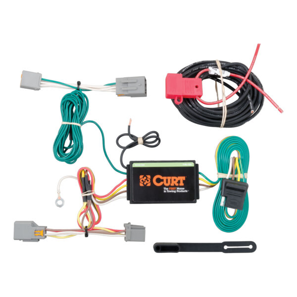 CURT Custom Wiring Harness, 4-Way Flat Output, Select Ford Transit Connect - 56218
