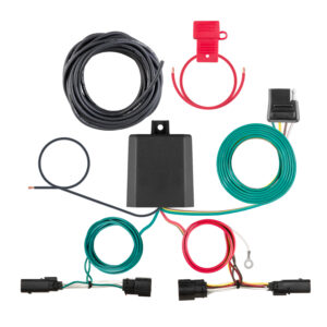 CURT Custom Wiring Harness, 4-Way Flat Output, Ford F-150 (2021-2023) with LED Taillights - 56481