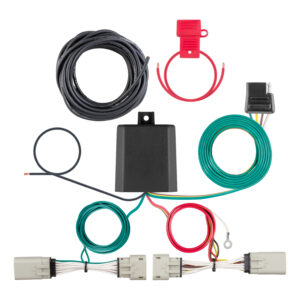 CURT Custom Wiring Harness, 4-Way Flat Output, Ford F-150 (2021-2023) with LED Taillights - 56486