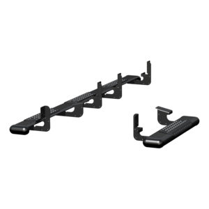 Luverne O-Mega II 6" x 36", 100" Black Aluminum Side Steps, Select Ram ProMaster - 584100-571477