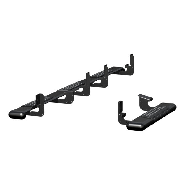 Luverne O-Mega II 6" x 36" & 100" Black Aluminum Side Steps, Select Ram ProMaster