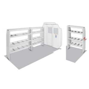 Commercial Shelving Van Package for RAM ProMaster - 136-in WB - Mid/High Roof