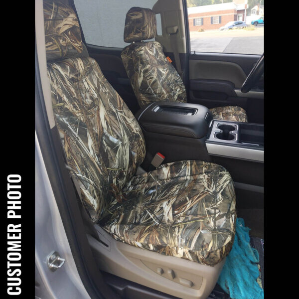 Front Bucket Seat Covers for Chevrolet/GMC Silverado/Sierra (2014-2018) - Image 2