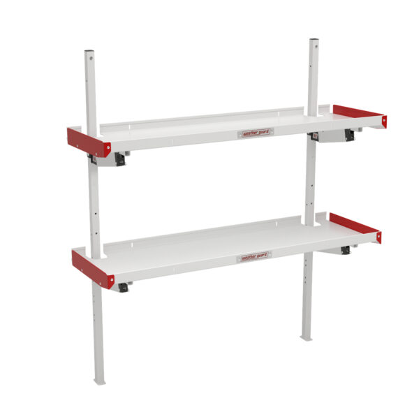 Weather Guard Cargo Van Folding Shelves Kit - 60-in W x 19-in D - 9560-3-01