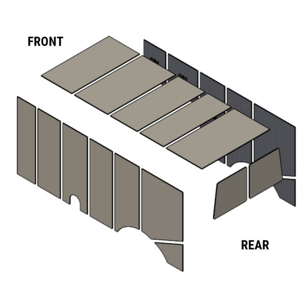 Chevy Express & GMC Savana Cargo Van Insulation Kit - Image 2