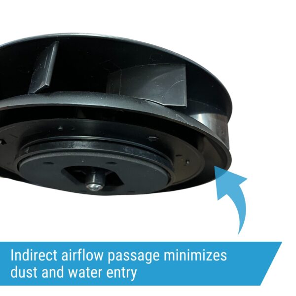 Slim-Matic Aerator/Ventilator Cargo Van Roof Vent - Round Shutter - Image 2
