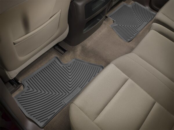 WeatherTech All Weather Floor Mats for Chevrolet/GMC Silverado/Sierra (2014-2019) CREW CAB - Rear - Image 2