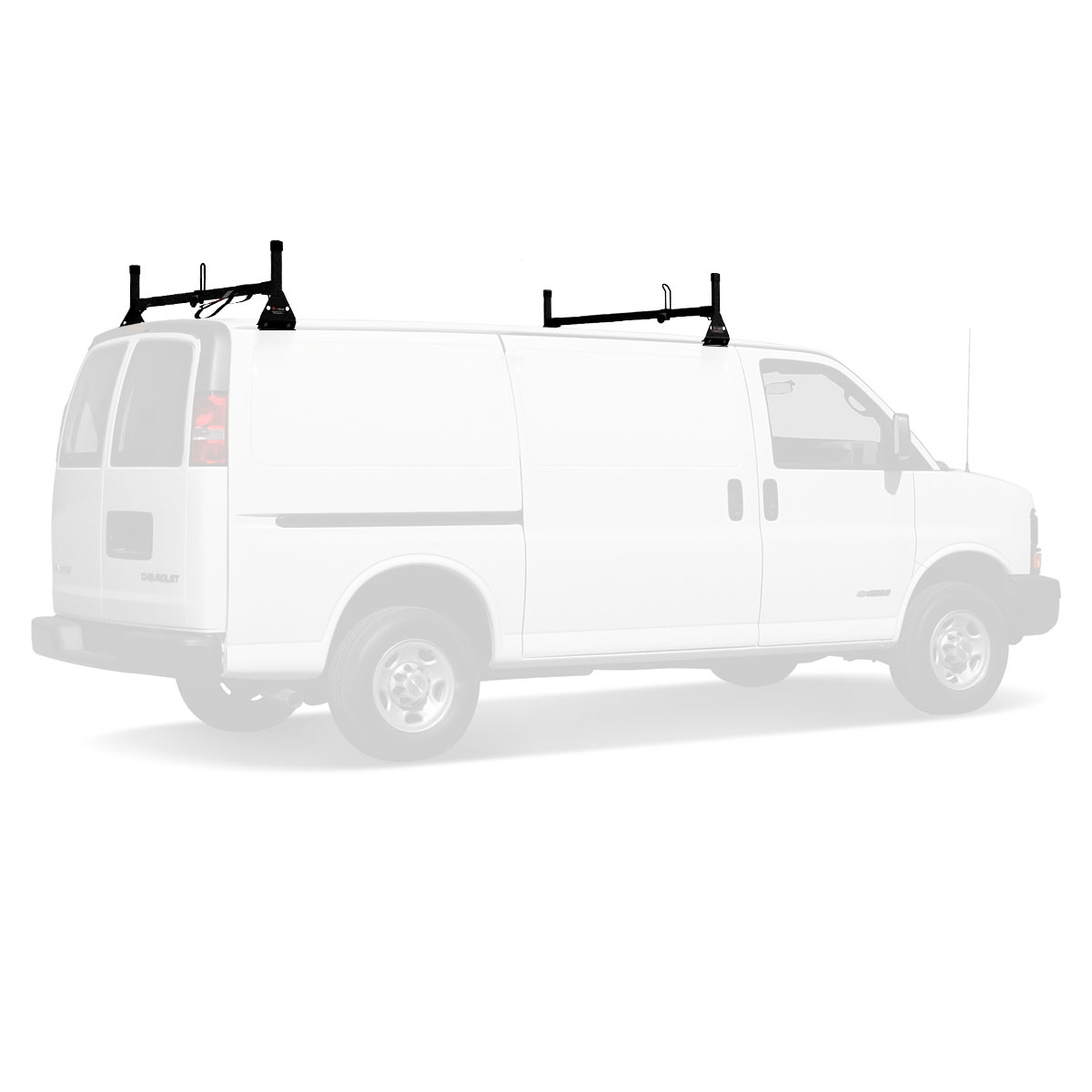Vantech H1 ladder rack on GMC