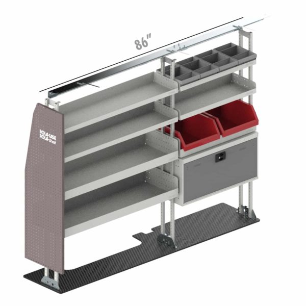 Rola-Case HVAC Bin Package for Ford Transit - 130-in WB - Mid Roof - Image 4