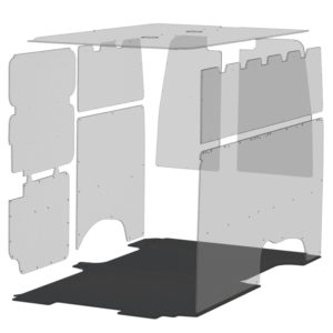 StabiliGrip Rigid Floor for Nissan NV Full Size Cargo Vans - 2 Piece
