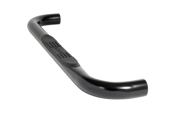 Dee Zee Tubes - 3" Round Black Steel for Chevy/GMC Silverado/Sierra (2014-2019) - RegCab