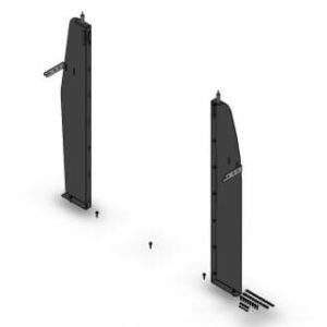 Rear Partition Filler Panel Mounting Kit For 1997-2022 Chevrolet Savana G-Series Van With Dual Side Or Sliding Side Doors Used With P/N: P-REAR-1