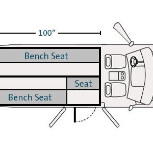 Prisoner Transport Insert For 2015-2022 Ford Transit Low Roof Standard Length 130″ WB Cargo Van