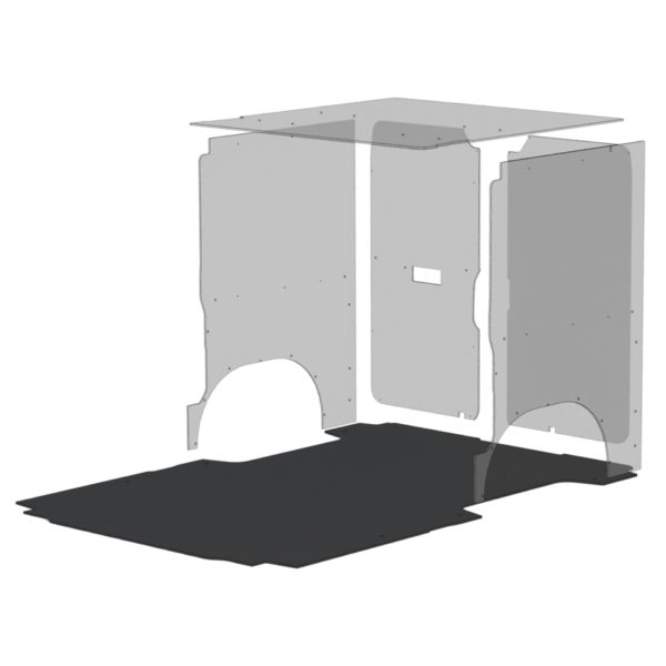 AutoMat Bar Rubber Floor for RAM ProMaster Crew Vans