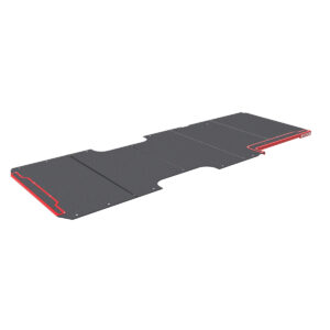 Weather Guard Rigid Flooring with Sills for Mercedes Sprinter Cargo Vans - 170-in WB (Extended)