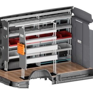 Rola-Case America's Most Popular Bin Package for Mercedes Sprinter - 144-in WB - High Roof