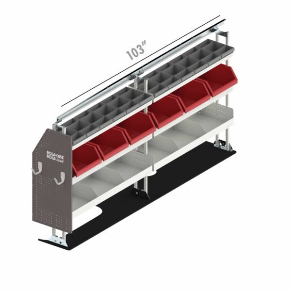 Rola-Case America's Most Popular Bin Package for Chevy/GMC Express/Savana - 155-in WB - Image 6
