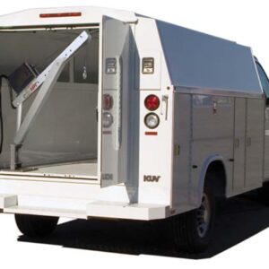 SpitzLift Service Body Crane - Enclosed Service Body - Low/Mid Roof - Rear Door