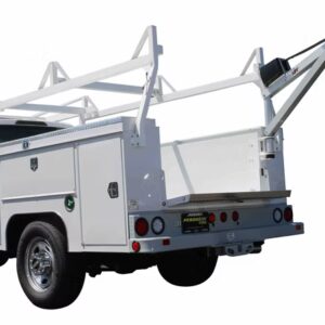 SpitzLift Service Body Crane - Corner Pedestal - Left Side