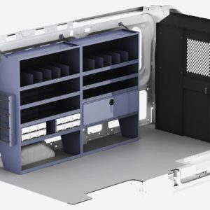 Masterack Electrical Shelving Package for High Roof Vans