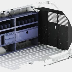 Masterack HVAC Shelving Package for Low Roof Vans