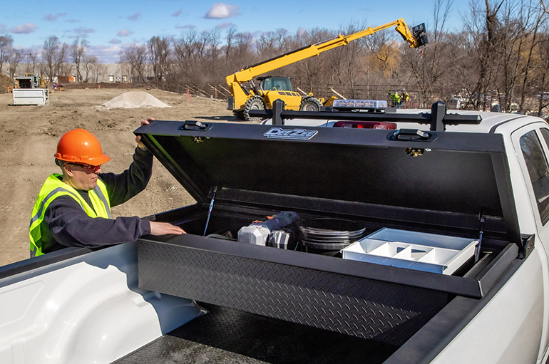 Dee Zee Crossover Tool Box Platinum Series 70 in Standard Lid Textured Black DZ93170TB Upfit Supply