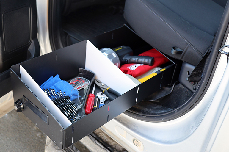 Dee Zee Tool Box - Specialty Under Seat Drawer for Chevy/GMC Dee Zee Tool Box - Specialty Under Seat Drawer for Chevy/GMC