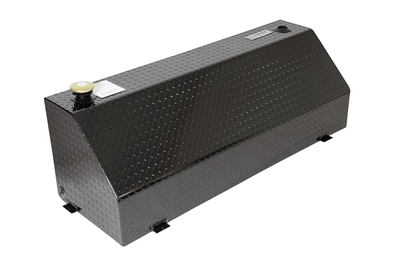 Dee Zee Tanks - Wedge Rectangle Black Tread Aluminum Dee Zee Tanks - Wedge Rectangle Black Tread Aluminum