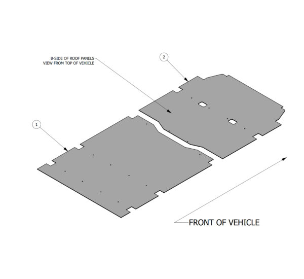Welfit Ceiling Liners for Ford Transit Cargo Vans - Image 2