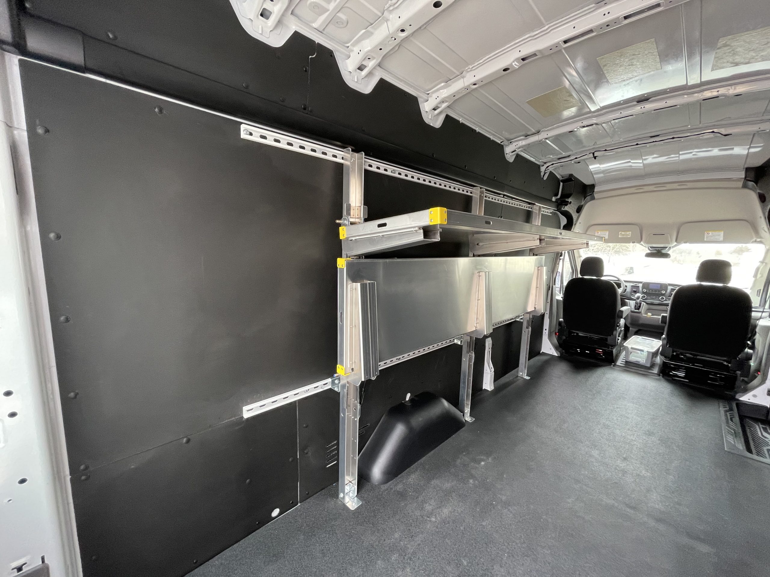EZ Folding Shelves for ProMaster and Transit Medium Roof Vans EZ Stak