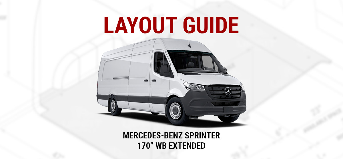 Mercedes-Benz Sprinter (170 WB EXT) Interior Cargo Measurements