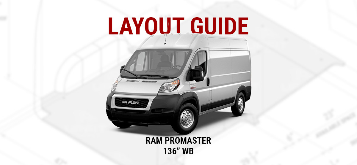 RAM ProMaster (136 WB) Cargo Measurements - Upfit Supply