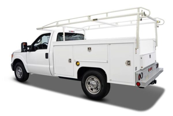 Holman Pro II Heavy-Duty Side Channels - Service Body Std Cab - 8-ft - White - Image 2