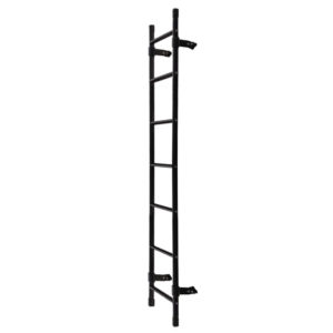 Rear Access Ladder, Best fit Box Trucks (84″) - Black