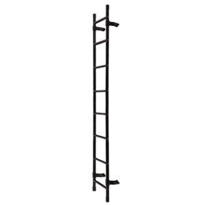 Rear Access Ladder, Best fit Box Trucks (96″) - Black