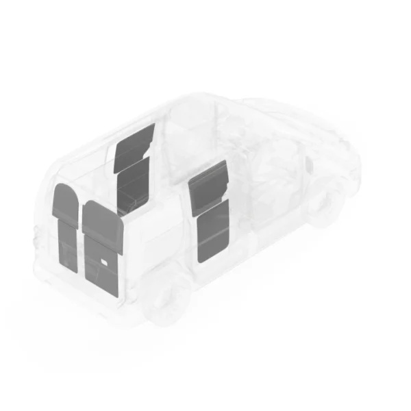 DuraTherm Insulated Door Liner Kit for Nissan NV200 Cargo Vans