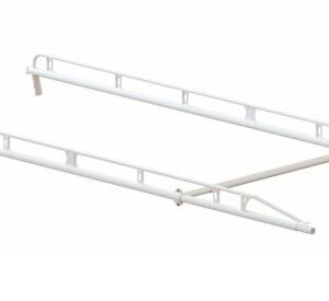 Holman The Pro Rack Side Channel Kit - Long Bed, Crew Cab/9-ft Body, Extended Cab/11-ft Body, Regular Cab, White