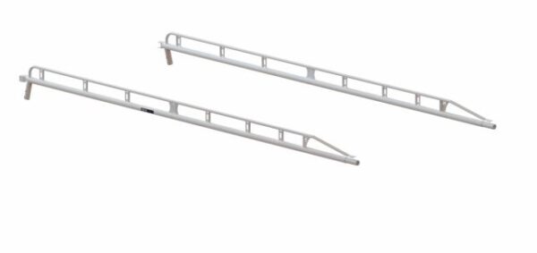 Holman The Pro Rack Side Channel Kit - Short Bed, Crew Cab/Long Bed, Extended Cab/9-ft Body, Regular Cab, White