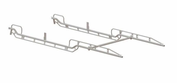 Holman The Pro Rack Side Channel Kit - Forklift Loadable, 9-ft Body, Extended Cab/11-ft Body, Single Cab, White