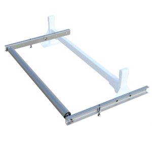 Vantech H1 60″ Roller System with 24″ Long Extension Plate - Silver
