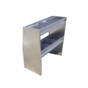 Aluminum Adjustable 2 Shelf Unit - 48" W x 36" H x 13" D