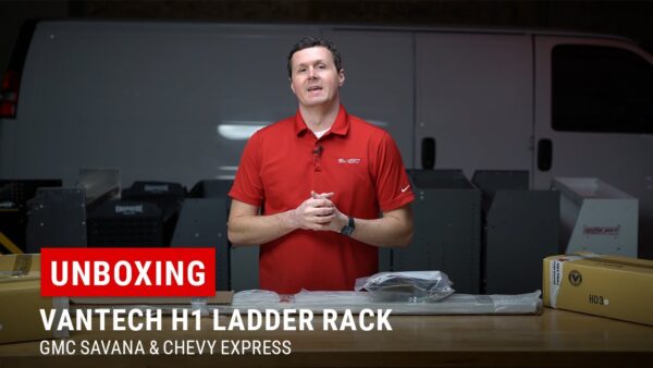 Unboxing Vantech H1 Ladder Rack for GMC Savana